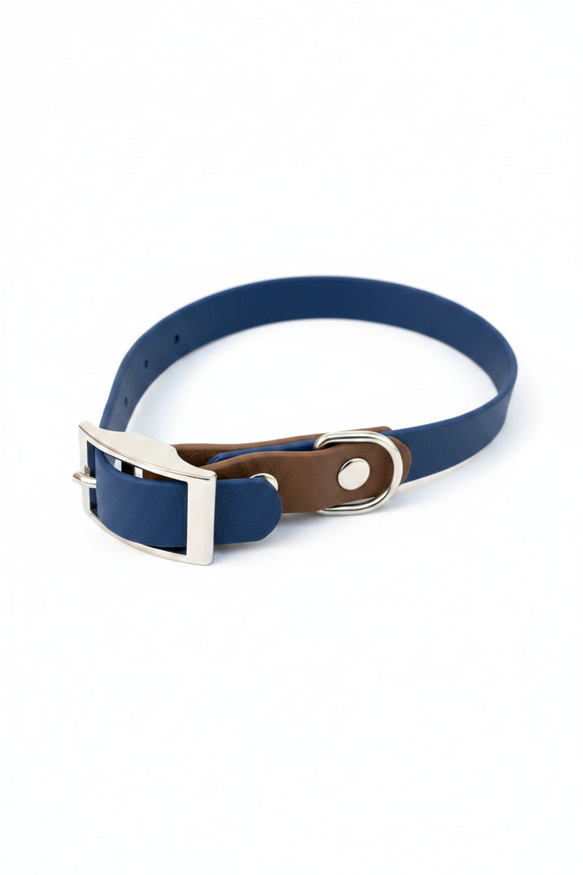 Collier pour chien bi-couleurs en pvc
Fabrication artisanale
Made in France
Collier chien Anti-odeur