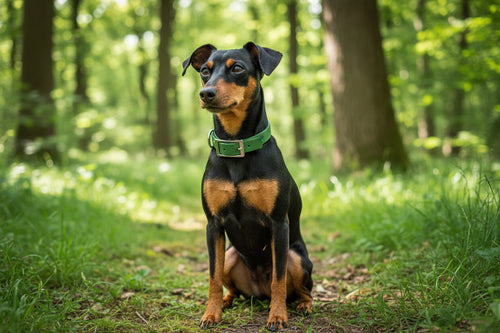 Collier pour petits chiens en pvc qimmi gold